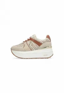 Кроссовки monogram superplatform Liu Jo, Beige