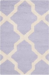 Ковер SAFAVIEH, 275 x 366 см, Cambridge Collection, Lavender & Ivory, ручной работы Trellis Wool, идеален для помещений с высокой проходимостью в гостиной, спальне (CAM121C)