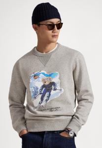 Толстовка Polo Ralph Lauren POLO BEAR FLEECE SWEATSHIRT, Heather/Active Bear/Dark Blue