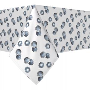 Прямоугольная скатерть, 100 % хлопок, 60х120 дюймов, Черничный пикник