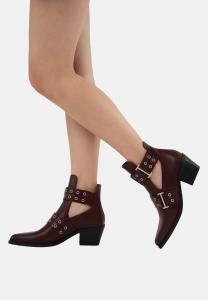 Ковбойские/байкерские ботинки Salinyang, бургундия