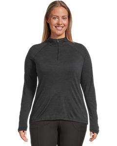 Базовый слой Smartwool Classic Thermal Merino Base Layer 1/4 Zip Plus, цвет Charcoal Heather