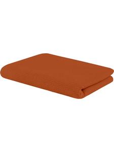 Setex Летнее одеяло из хлопкового вафельного пике коньячного цвета