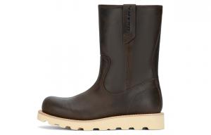 Мужские ботинки Dickies высокие кожаные, темно-коричневый