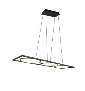 Novel Новый светодиодный подвесной светильник, с регулировкой яркости, черный, степень защиты IP20