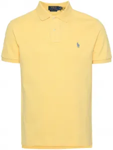 Рубашка поло с вышивкой Polo Pony POLO RALPH LAUREN, желтый
