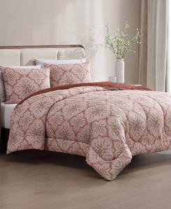 Комплект постельного белья Faymont Medallion из 3 предметов Macy's, розовый