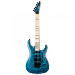 Электрогитара ESP LTD MH-203QM - гриф из клена, прозрачный синий