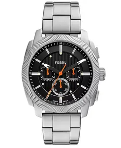 Мужские часы Machine Chronograph из нержавеющей стали, 44 мм Fossil