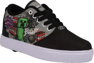 Кроссовки Heelys Unisex-Child Pro 20 Minecraft (Little Kid/Big Kid/Adult), черный/серый