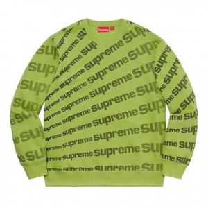 Свитер radial crewneck 'green black' Supreme, зеленый