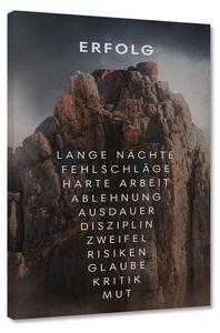 Картина на холсте Hustling Sharks Eisberg des Erfolgs, 60x90x2 см, синий