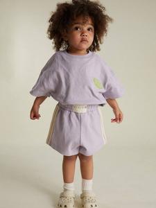 Детские шорты Emmi из хлопка в полоску Claude & Co, Lilac