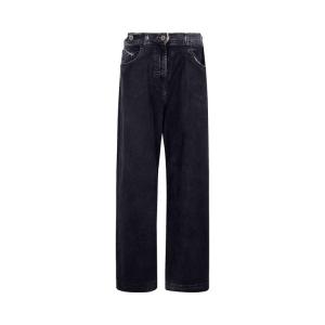 Джинсы The Attico Wide Leg Jeans 'Navy Blue', синий