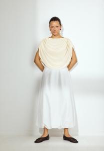 Блуза NA-KD DRAPED, Cream/Beige