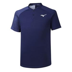 Мужская темно-синяя рубашка-поло Shadow Mizuno, синий