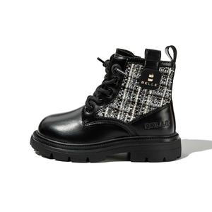 Детские кожаные сапоги Kids BELLE, черный