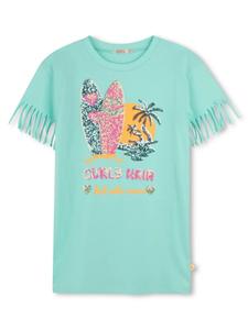 Billieblush платье с графичным принтом, синий