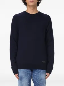 Свитер с круглым вырезом Dsquared2, синий