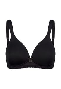 Базовый бюстгальтер без косточек с чашками NATURANA, черный