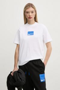 Хлопковая футболка Karl Lagerfeld Jeans, белый