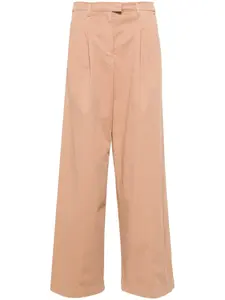 Брюки широкого кроя PINKO, коричневый