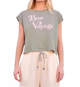 Футболка-майка Bon Voyage в цвете шалфей Sundry, Sage