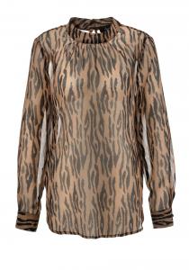 Блузка Aniston SELECTED, коричневый