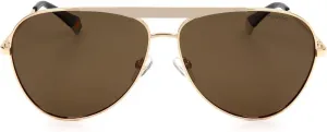 Современные женские солнцезащитные очки Polaroid, Y3r/Sp Gold Ivory