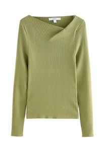 Джемпер Next REGULAR FIT ASYMMETRIC NECKLINE, Khaki Green/Green