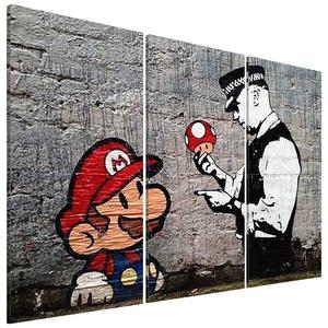 Фреска Artgeist Mario Bros, 80 см, разноцветный