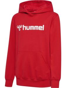 Детская толстовка "Hmlgo 2.0 Logo Hoodie Kids" красного цвета Hummel