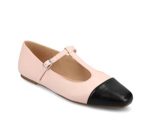 Балетки Journee Theah Mary Jane Flat, светло-розовый