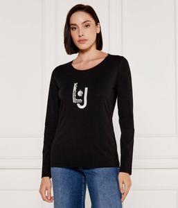Блуза Liu Jo Sport Regular Fit с принтом, черный