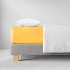 Простыня Estella трикотажная стрейч цвет солнца размер 150х200 см