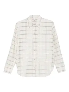 Рубашка в клетку Vince, нейтральный