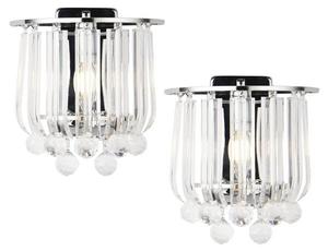 Настенный светильник lux.pro Alnwick 2 шт, серебряный