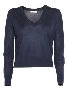 Шерстяной свитер с V-образным вырезом Ballantyne, синий