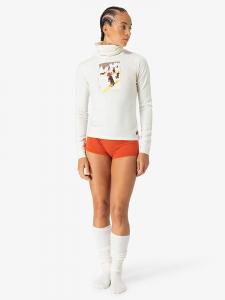 Super.natural Белый свитер с высоким воротником "Такса"