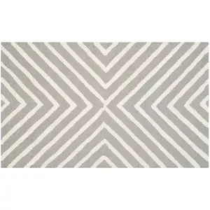 Геометрический шерстяной ковер Cambridge Safavieh, мультиколор, 153x244 см