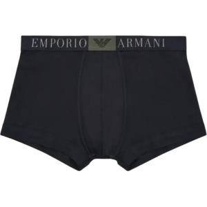 Трусы-боксеры Asv Box Eagle из органического хлопка EMPORIO ARMANI, черный