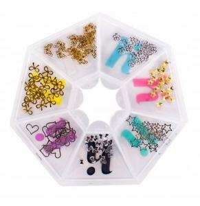 Набор украшений для ногтей HI HYBRID, 7 х 20 шт.