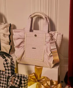 Сумка-тоут Limited Fabric Frame Frill Jill By Jill Stuart, цвет Pink