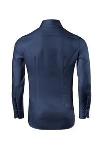 Официальная рубашка BÜGELFREI SOFT Vincenzo Boretti, синий