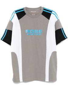 Martine Rose футболка с панелями, серый