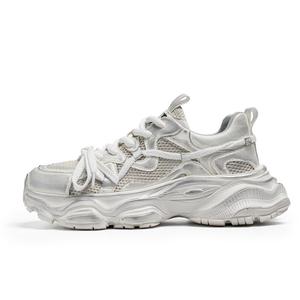 TFKY Дышащие массивные кроссовки мужские низкие белые, цвет White