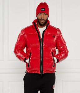 Куртка мужская Hugo Biron глянцевая с логотипом, красный