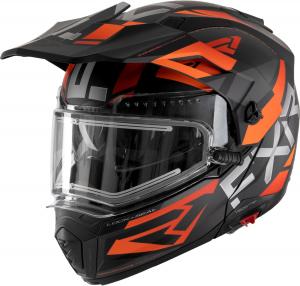 Шлем FXR Maverick X 2025, черный / оранжевый / серый