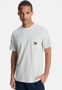 Футболка lopaz в полоску с принтом на кармане Quiksilver, Wbk