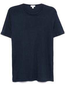 Sunspel футболка с круглым вырезом, синий